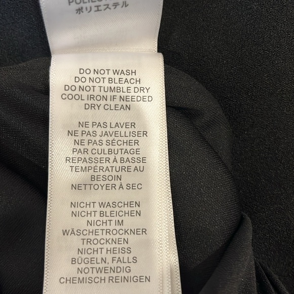 Adrianna Papell Crew Neck Sleeveless Cascading Ruffle High-Low Dress Size 8 - Picture 12 of 12